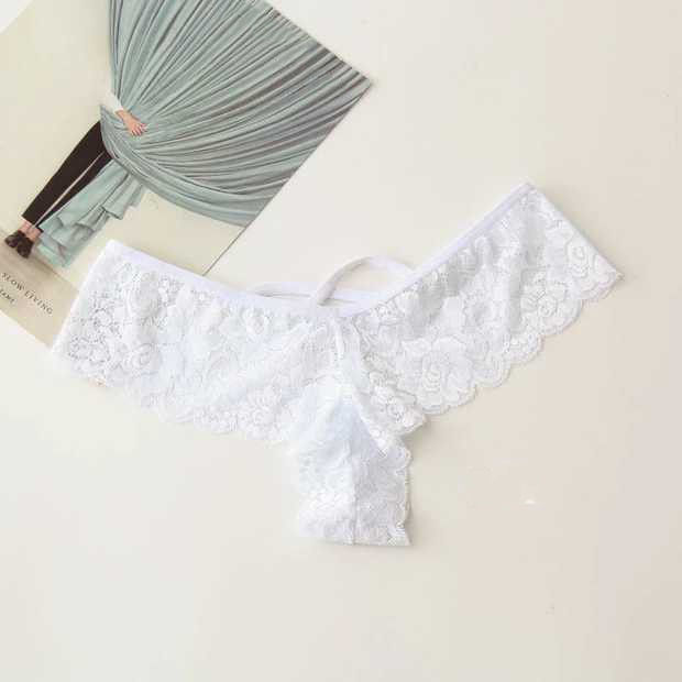 Thumbnail: Women Underwear Panties Ladies Lace Hollow Out Thong Sexy Panty Women's Panties
