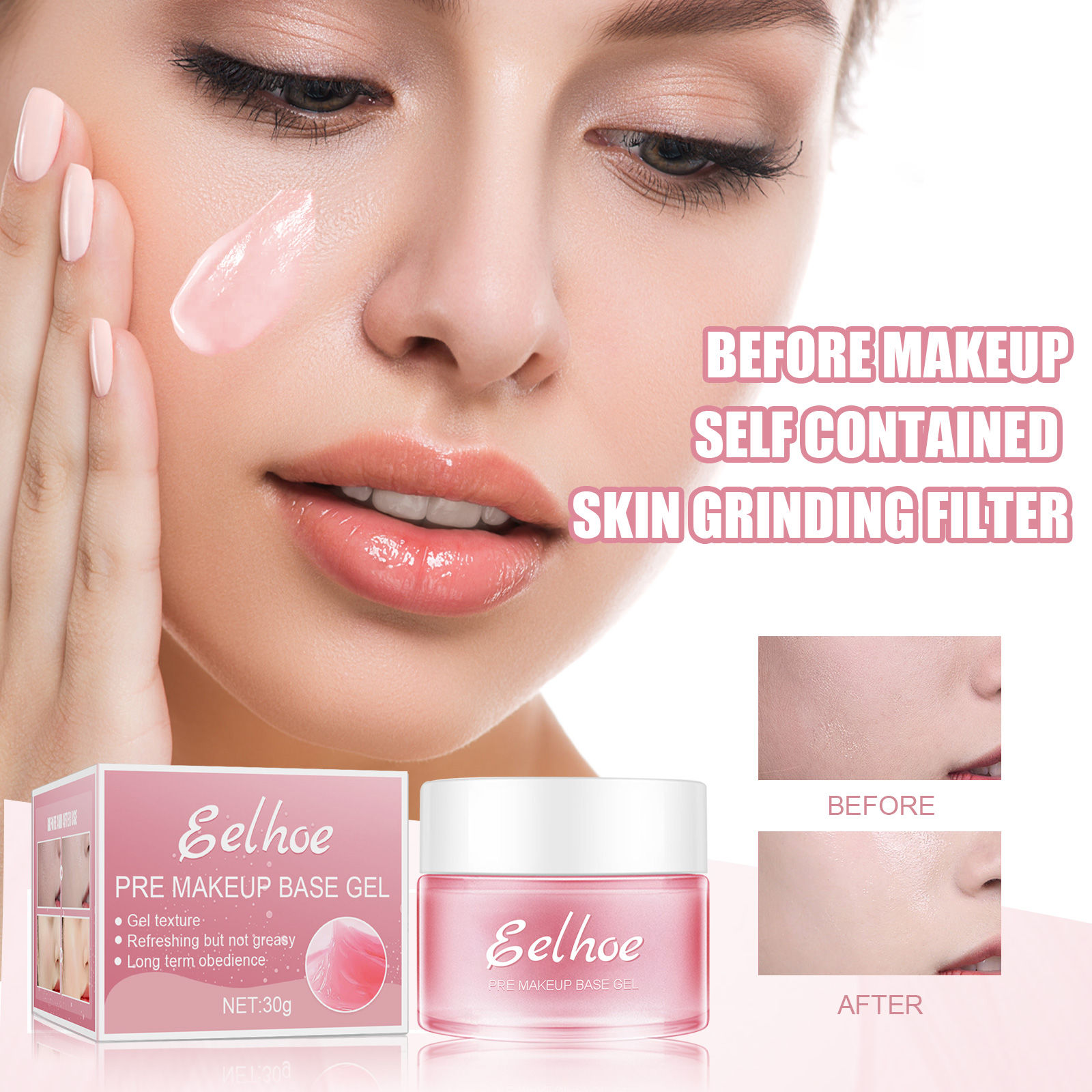 Liquid Foundation Concealer with Long Lasting Moisture and Smooth Finish
