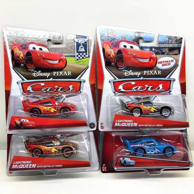 Disney Lightning McQueen & Mater Diecast Toy Cars – 1:64 Scale