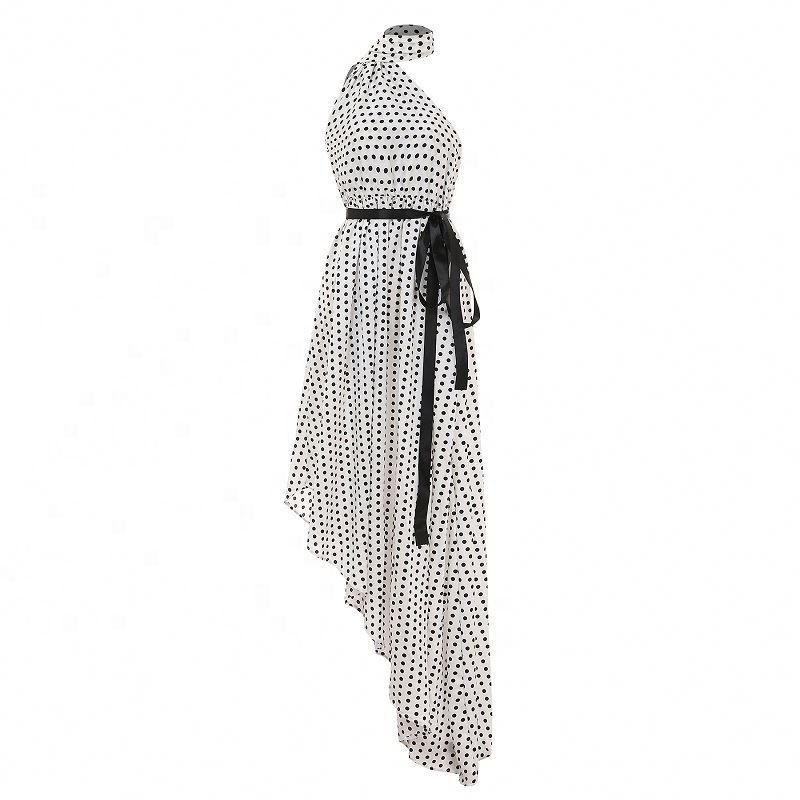 Thumbnail: Women’s Boho Maxi Dress Summer Beach Sundress with Belt
