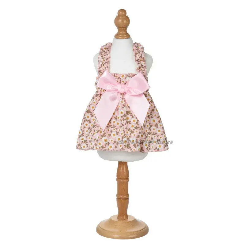 Thumbnail: Summer Floral Pet Dress – Cute Nylon Suspender Skirt for Cats & Small Dogs