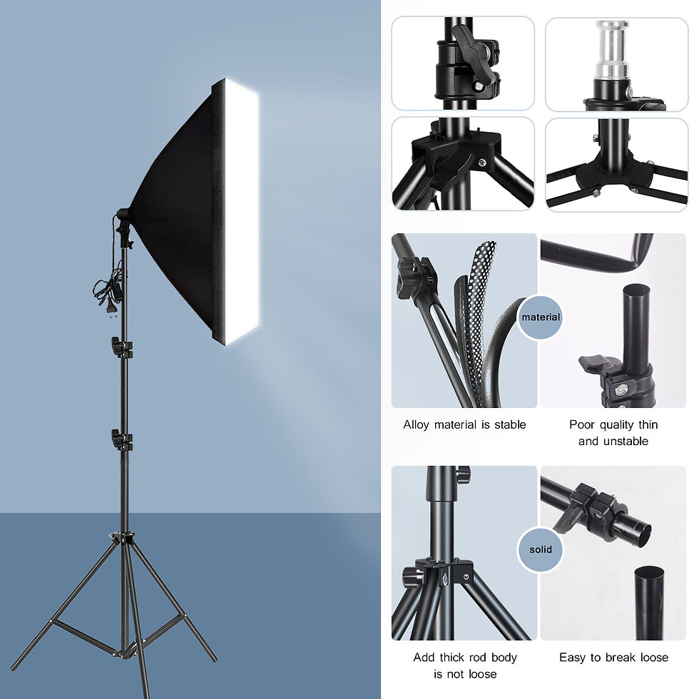 Thumbnail: Professional Photography Softbox with Tripod Stand & E27 Lamp Holder