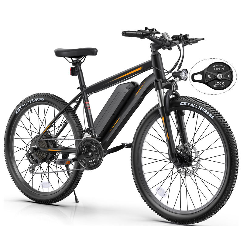 27.5" Electric Bike for Adults with 500W Peak Motor 499.2WH Removable Battery