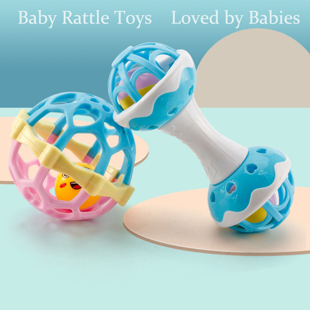 Baby Rattle Toy – Sensory and Fine Motor Development Toy for Infants