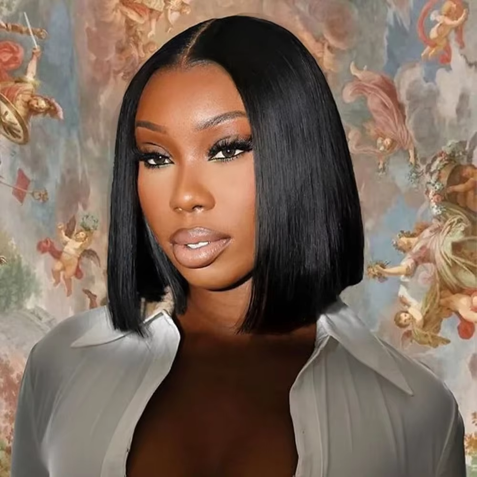 Straight Bob Lace Front Wig – Short Brazilian Remy Human Hair