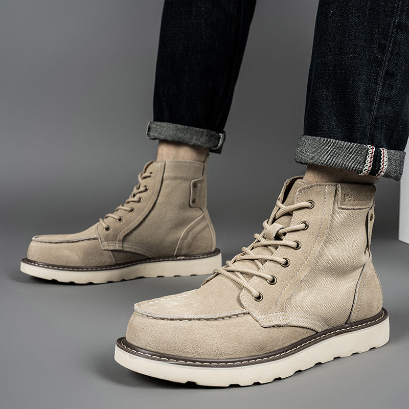 Thumbnail: Mens Hiking Boots Waterproof Tactical Leather Outdoor Hunting Camping Footwear