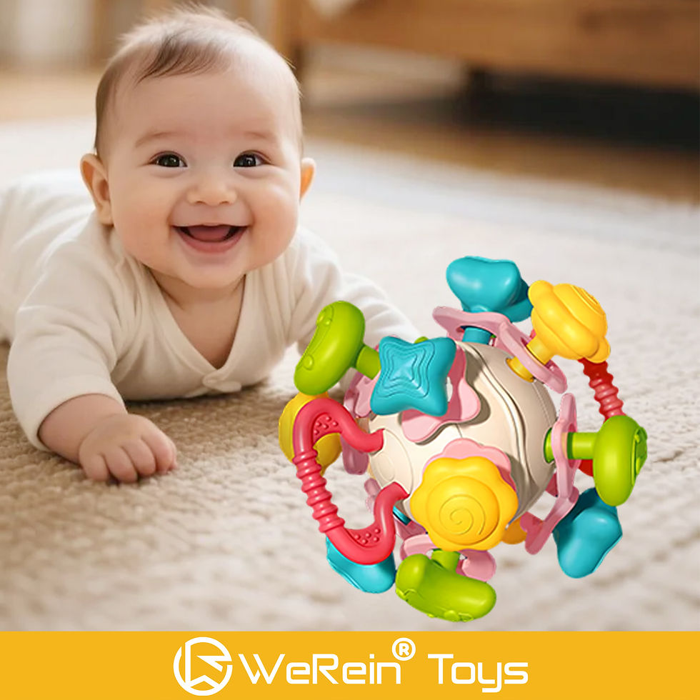 Thumbnail: Planet‑Theme Manhattan Teething Ball for Babies