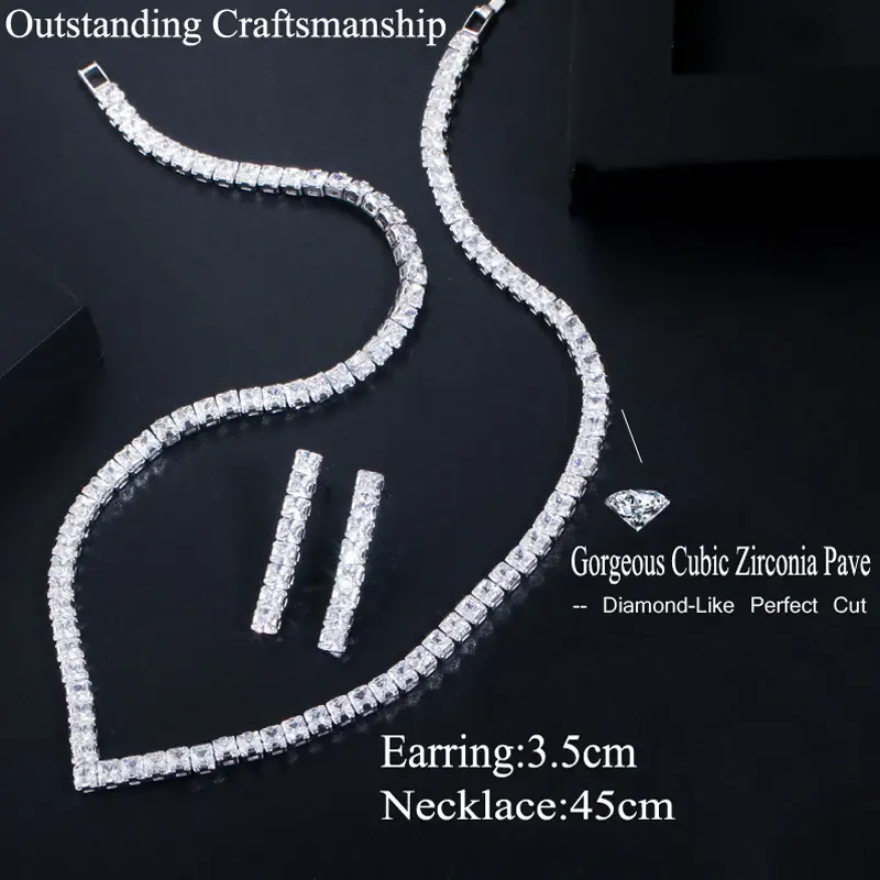 Thumbnail: Gold Choker Necklace & Earring Jewelry Set
