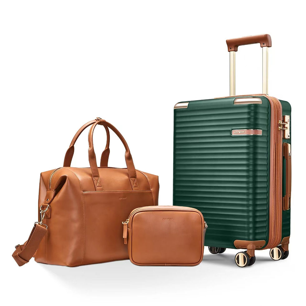 Thumbnail: Expandable Hard Shell Luggage Set with Spinner Wheels & TSA Lock – 5 Piece