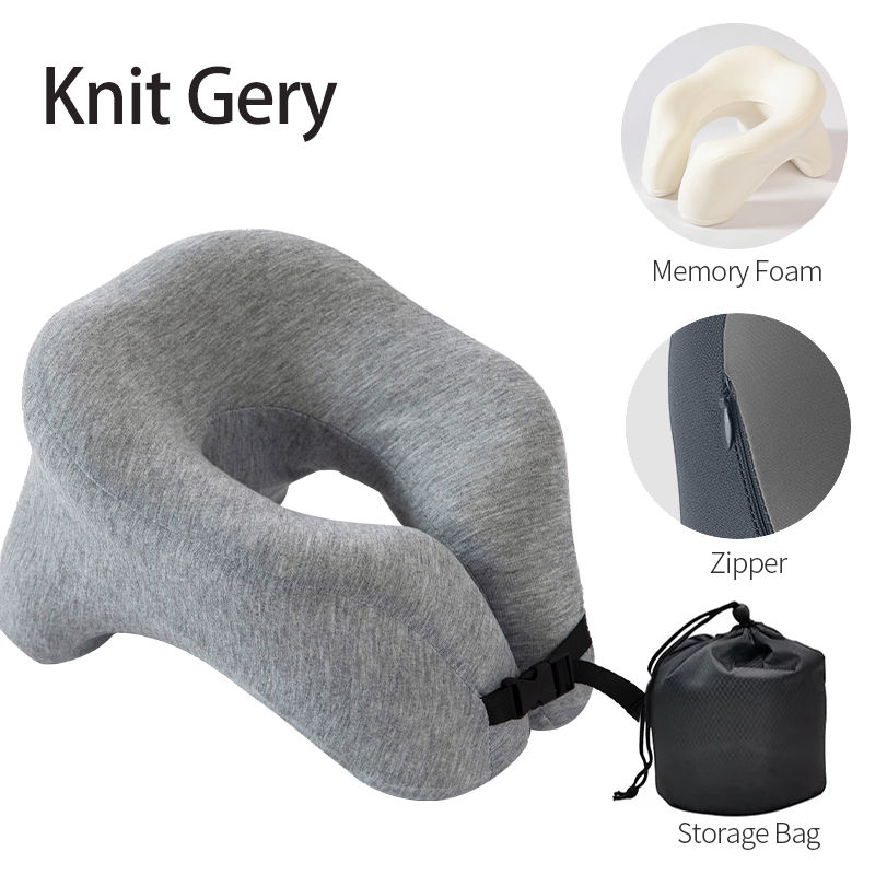 Thumbnail: SpiralTravel Memory Foam U-Shape Neck Pillow