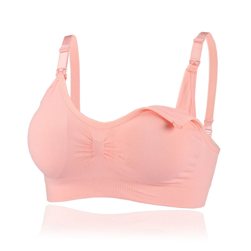 Thumbnail: Plus Size Seamless Maternity Nursing Bra – Comfortable Breastfeeding Underwear