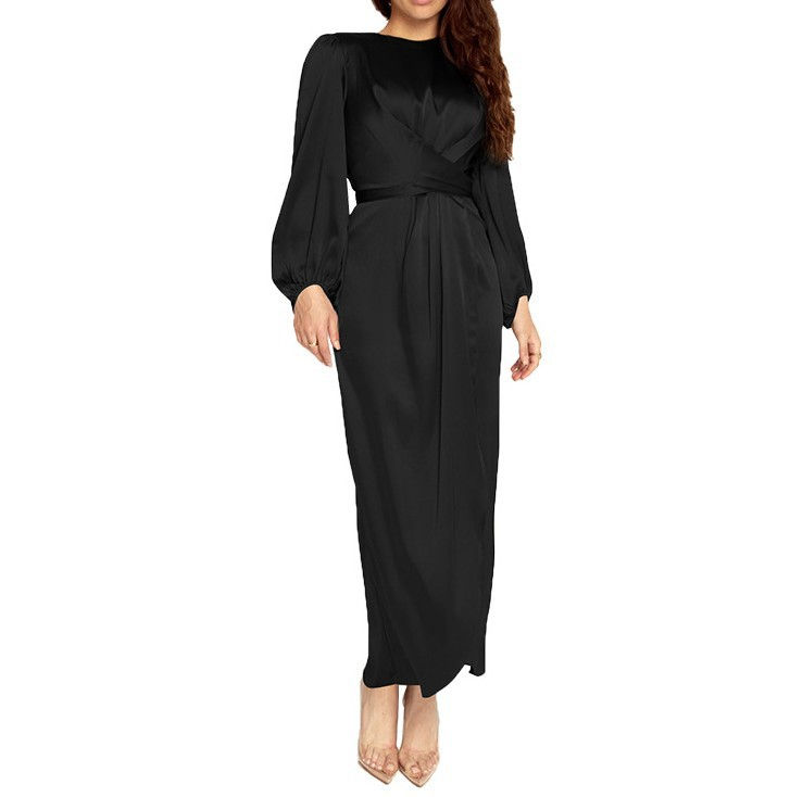 Thumbnail: Elegant Muslim Maxi Dress – Long Islamic Prom Style