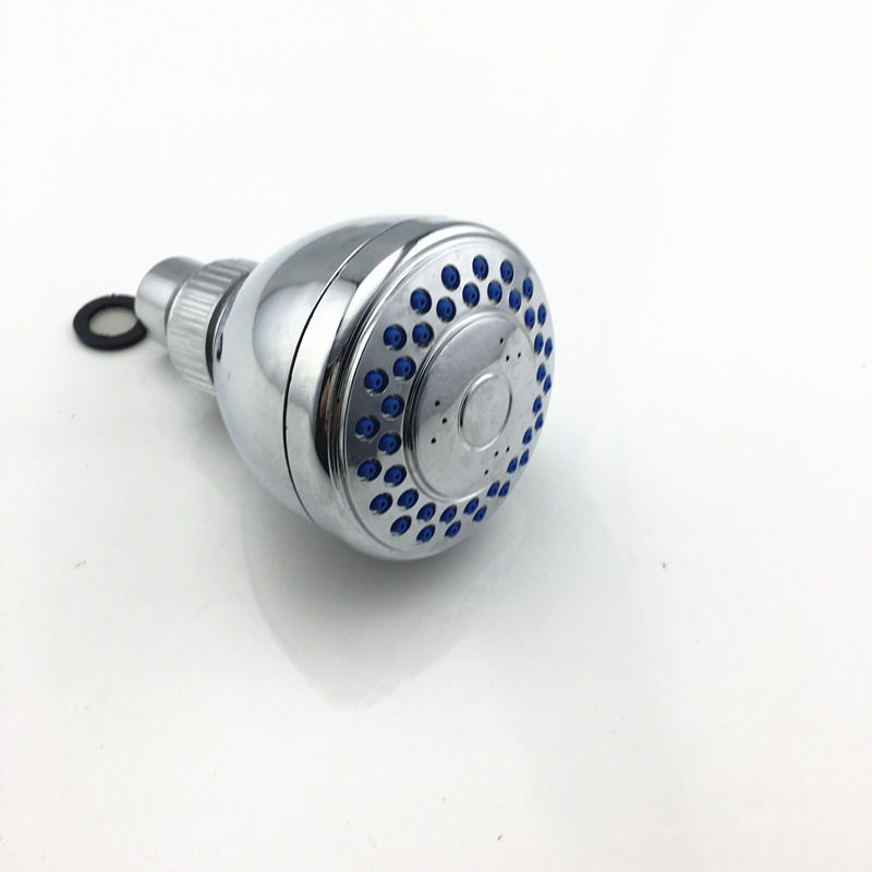 Thumbnail: Chrome Ceiling Mounted Water Saving Shower Head with Round Spray Design