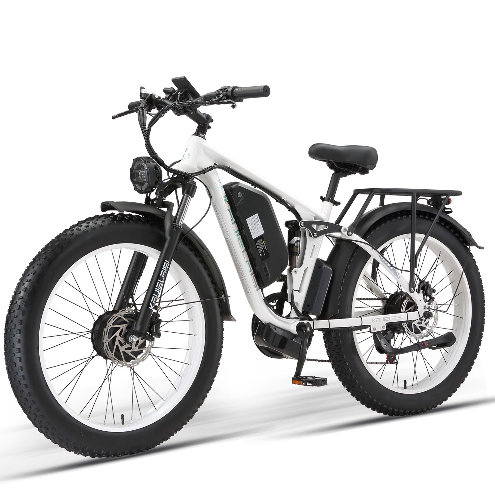 High-Power 3000W Dual-Motor Adult Electric Bike with 52V 26Ah Battery