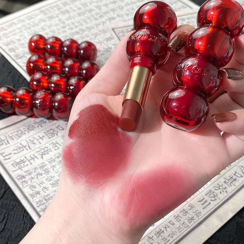 Thumbnail: Matte Velvet Lipstick – Waterproof, Easy-to-Wear Gourd Shape for Long-Lasting