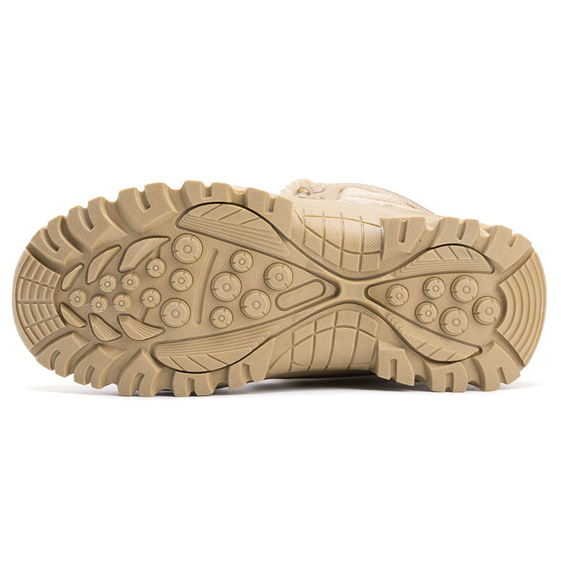 Thumbnail: Mens Winter Warm Plush Snow Boots Outdoor Combat Style Large Size Shoes