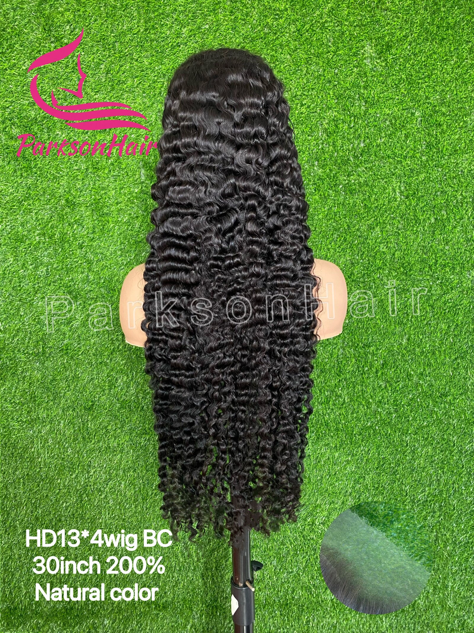 Burmese Curly HD Lace Front Wig 13x4 Human Hair – 26” Long