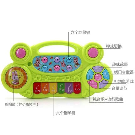 Children's Electronic Piano & Guitar Multi-Function Music Toy