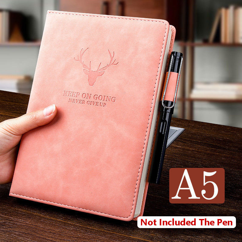 Thumbnail: A5 Hardcover Daily Journal Notebook 360 Pages for Office and School