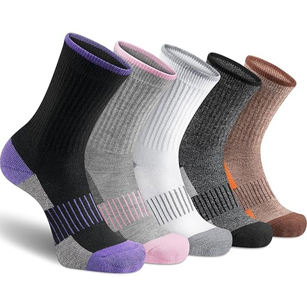 Colorful Warm Cotton Blend Socks Set for Men and Women Autumn Winter Comfort