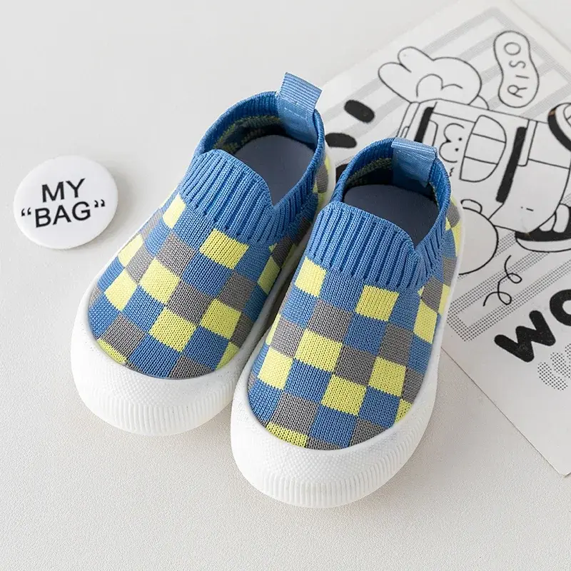 Thumbnail: Slip On First Walker Shoes for Toddlers Boys Girls Non Slip Autumn Spring