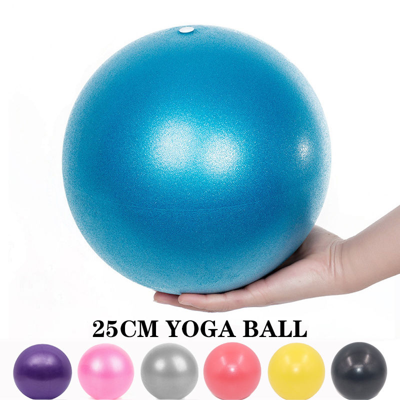 Thumbnail: Mini Yoga Ball 25cm Thickened Explosion Proof PVC for Pilates Fitness Training