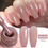 Thumbnail: 15ml Jelly Milky White Nail Gel Polish Translucent Semi Permanent UV