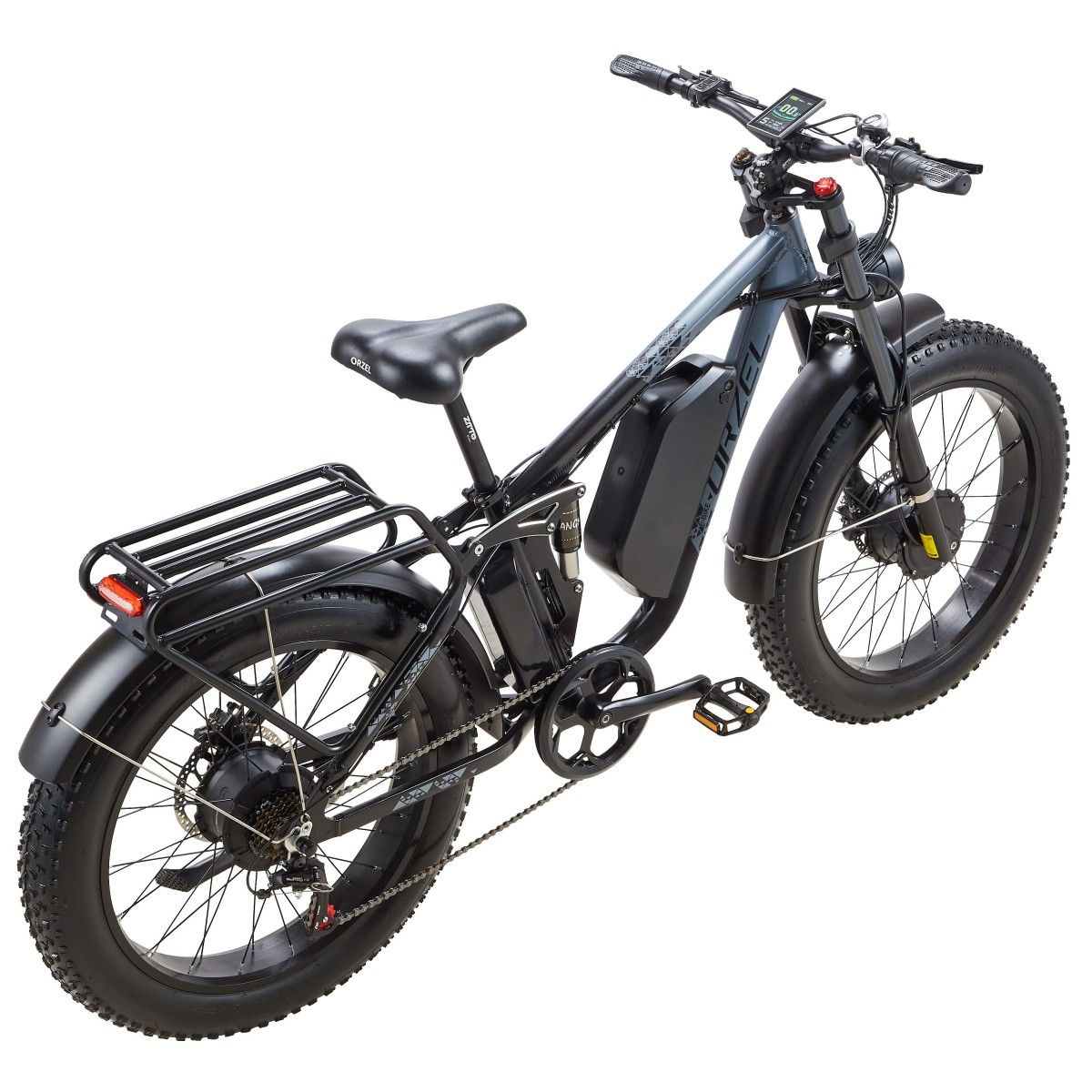 Dual Motor 2000W Electric Bike 48V Removable Battery Fat Tire Ride