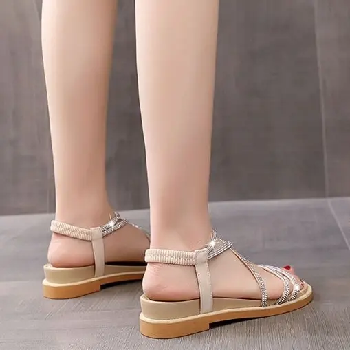 Thumbnail: Comfortable Low Heel Summer Shoes for Women with Stylish Outdoor Design