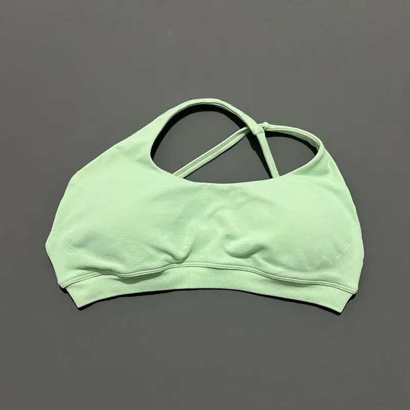 Thumbnail: Impact High Support Seamless Sports Bra for Women with Strappy Back