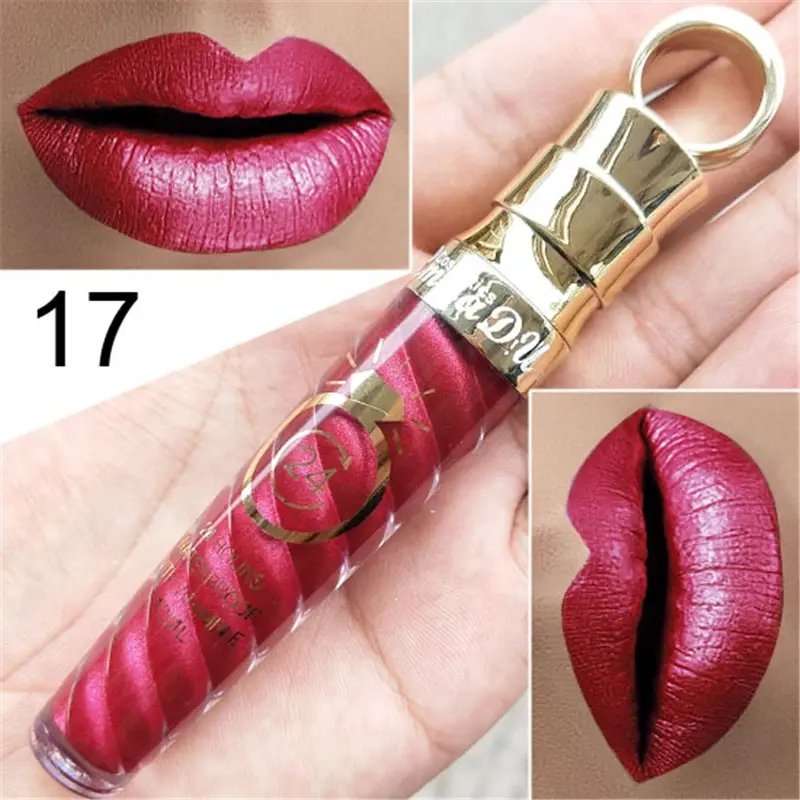 Thumbnail: 20-Color Lipstick Set – Waterproof, Long-Lasting Matte & Shimmer Gloss