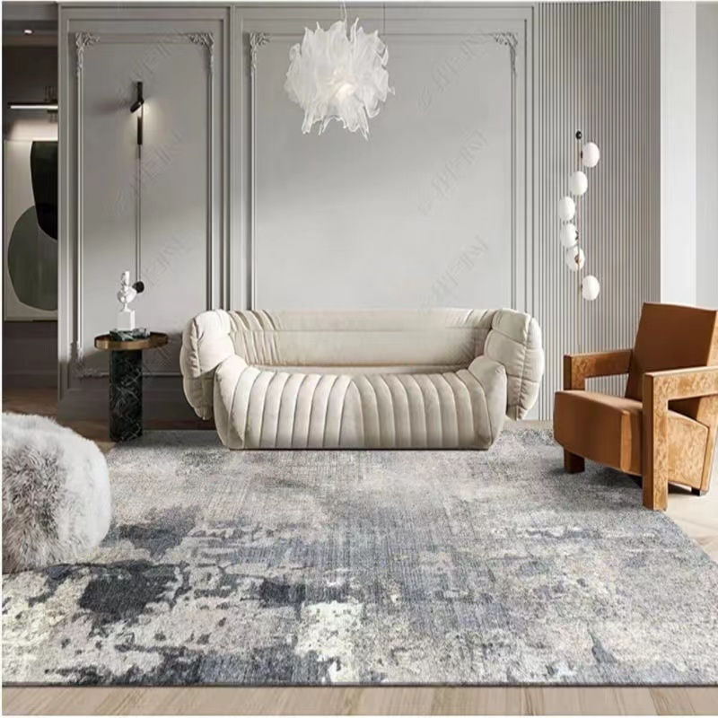 Thumbnail: Light Luxury Splash Ink Carpet for Living Room and Bedroom