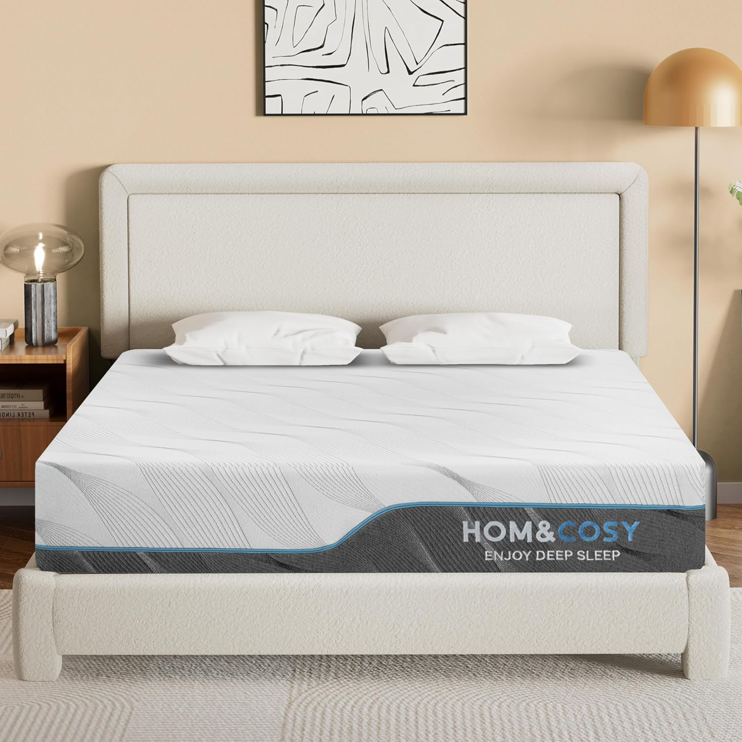Hcore Queen Size Mattress, 8/10 Inch Medium to Firm Dual-Sided