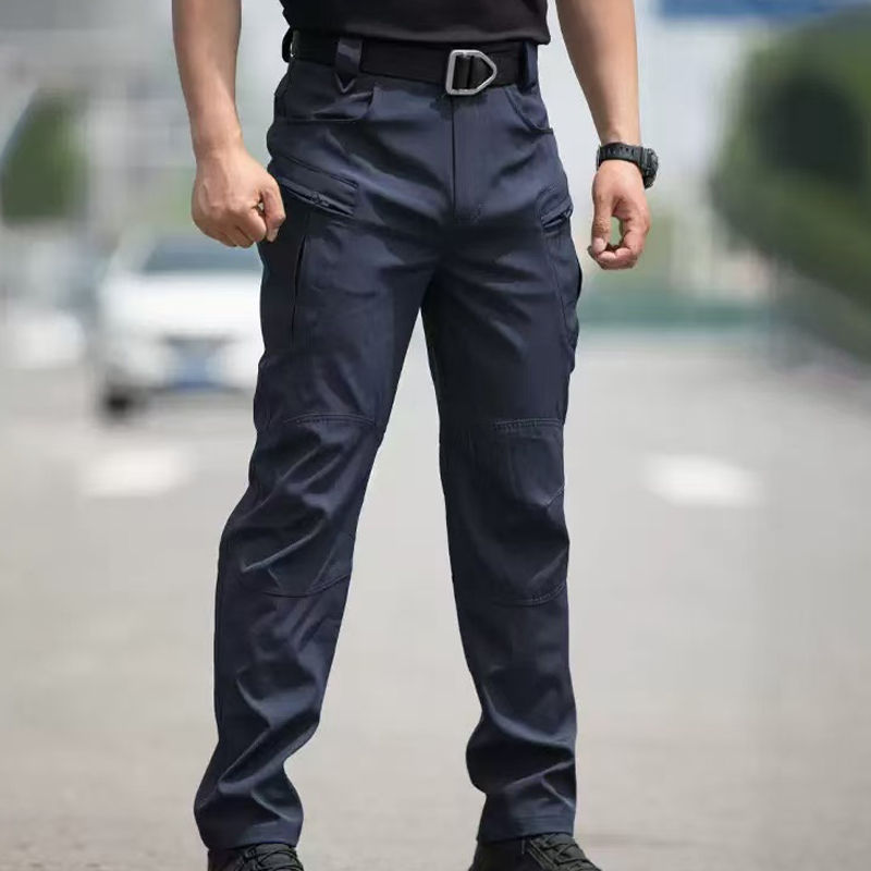 Mazerout Softshell Cargo  Pants for Men – Elastic, Full-Length, Zipper Fly