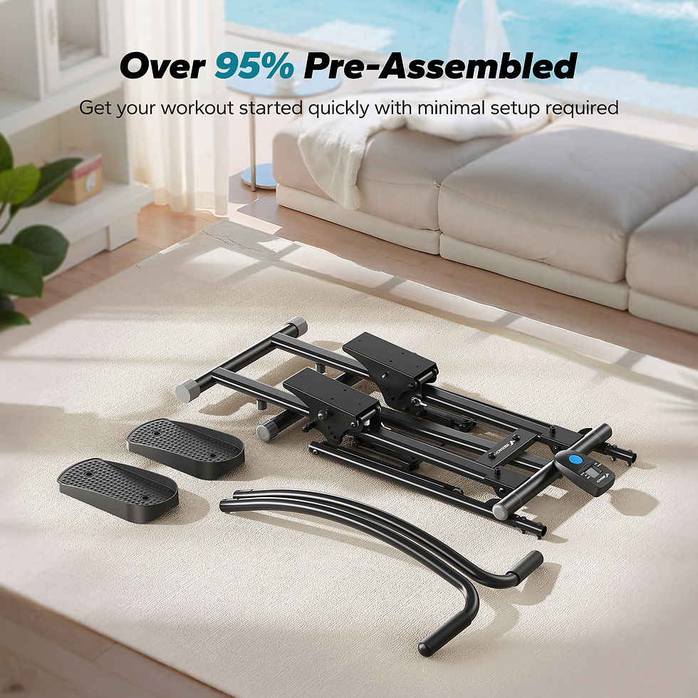 Thumbnail: MERACH Stair Stepper – Foldable Home Gym Equipment for Full-Body Cardio Workout