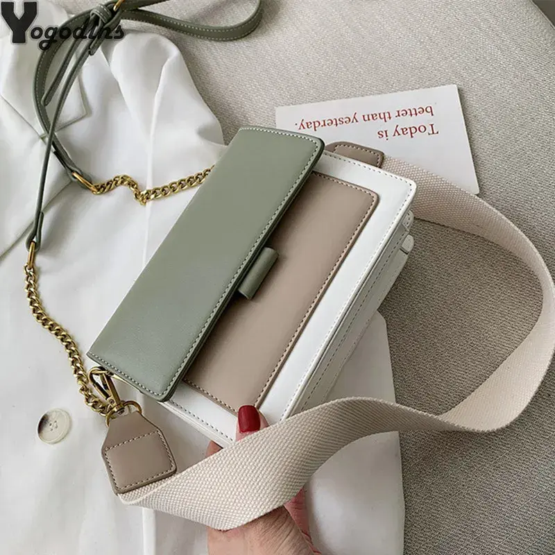 Thumbnail: Leather Crossbody Travel Handbag for Women