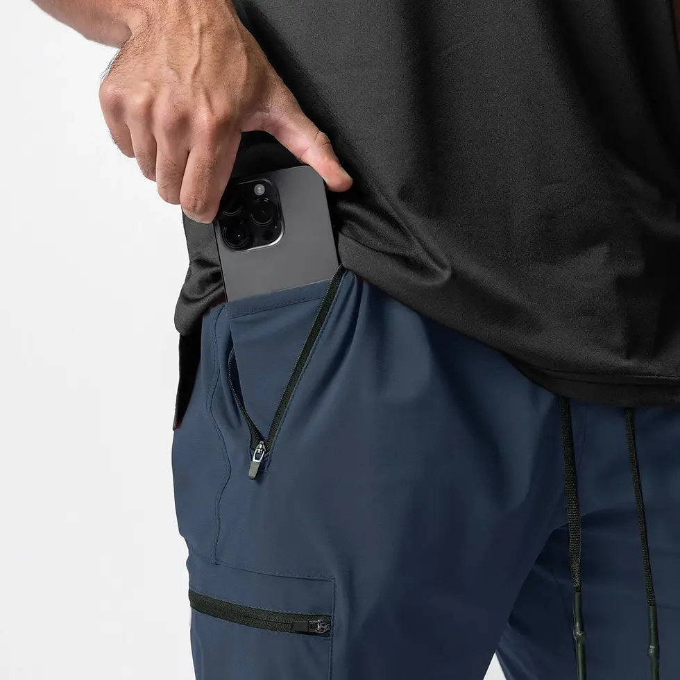 Thumbnail: Men’s Lightweight 150 GSM Cargo Gym Jogger Pants