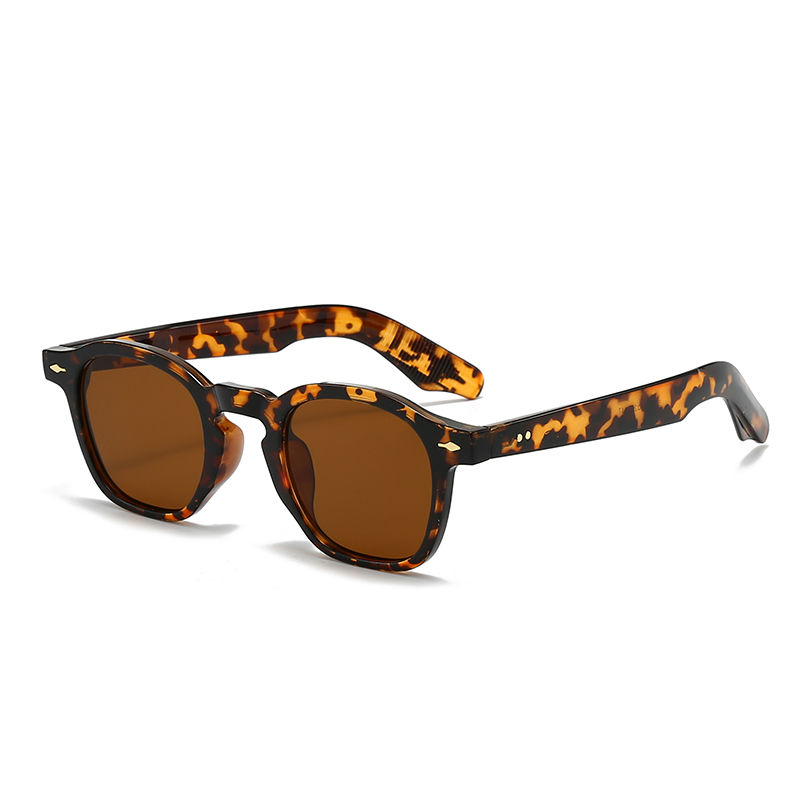 Thumbnail: Retro Cat Eye UV400 Small Round Frame Fashion Sunglasses