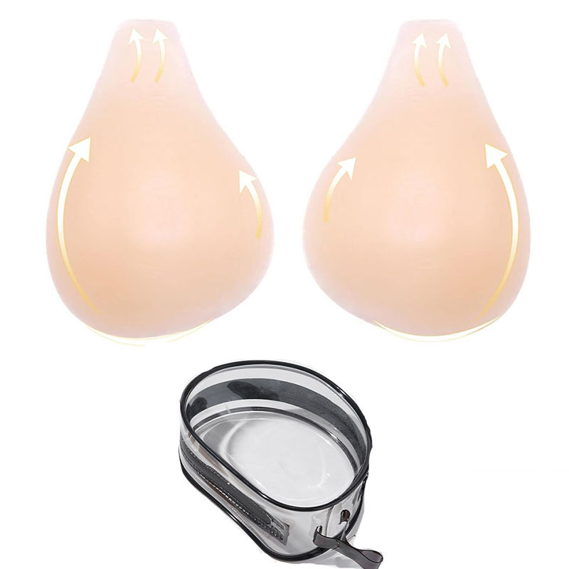 Thumbnail: Ultra Thin Adhesive Nipple Covers for Women with Seamless Breast Lift Support