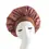 Thumbnail: Satin Wide-Brimmed Nightcap with Elastic Headband for Sleeping Hair Care