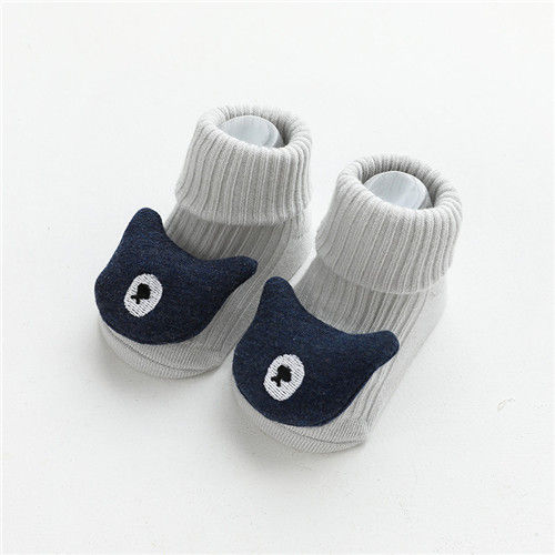 Thumbnail: Lawadka Cotton Socks for Newborns – Anti-Slip Cartoon Infant Floor Socks