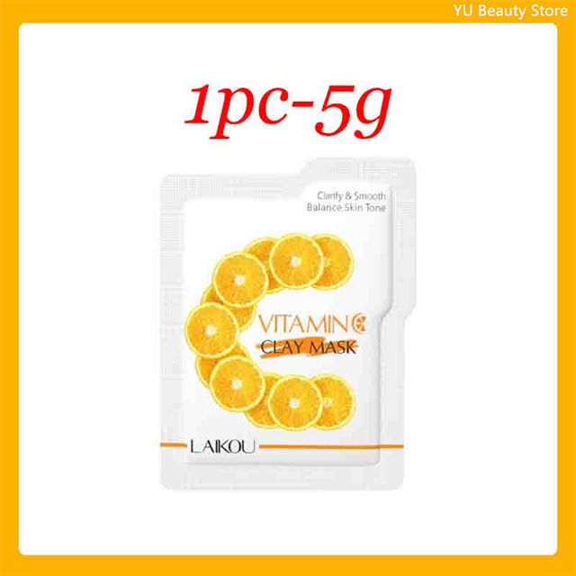 Thumbnail: Turmeric Vitamin C Clay Facial Mask 120g Deep Cleansing Brightening Acne Control