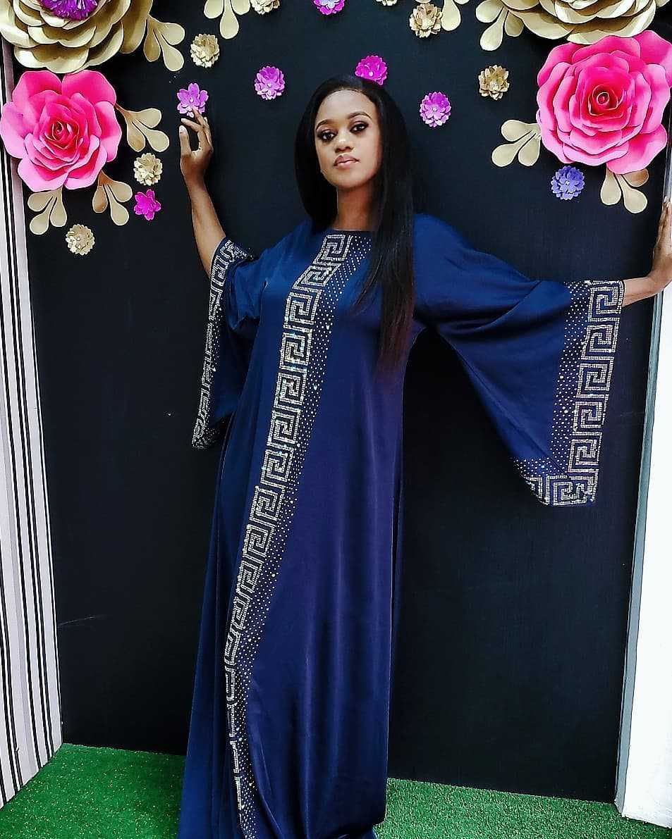 Thumbnail: Plus Size African Islamic Style Maxi Robe for Women