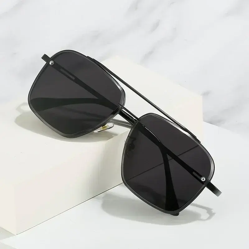 Thumbnail: Fashion Square Luxury Design Sunglasses for Men and Women