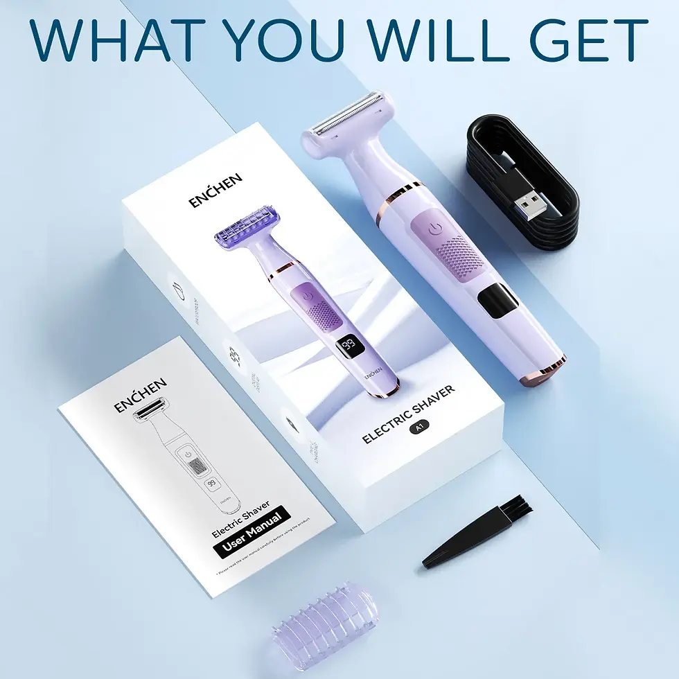Thumbnail: ENCHEN A1 Professional Electric Shaver – Wet & Dry Cordless Body Trimmer