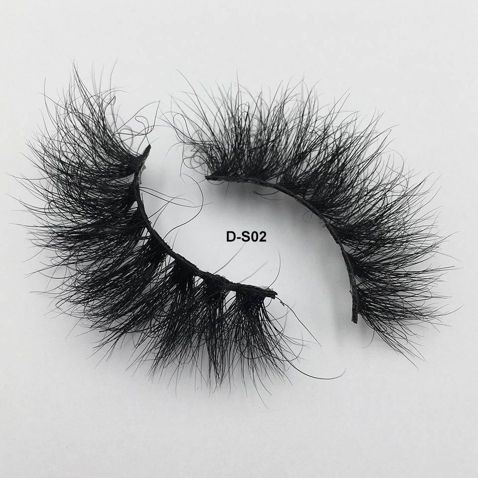 Thumbnail: Fluffy 3D Mink Style Full Strip False Lashes