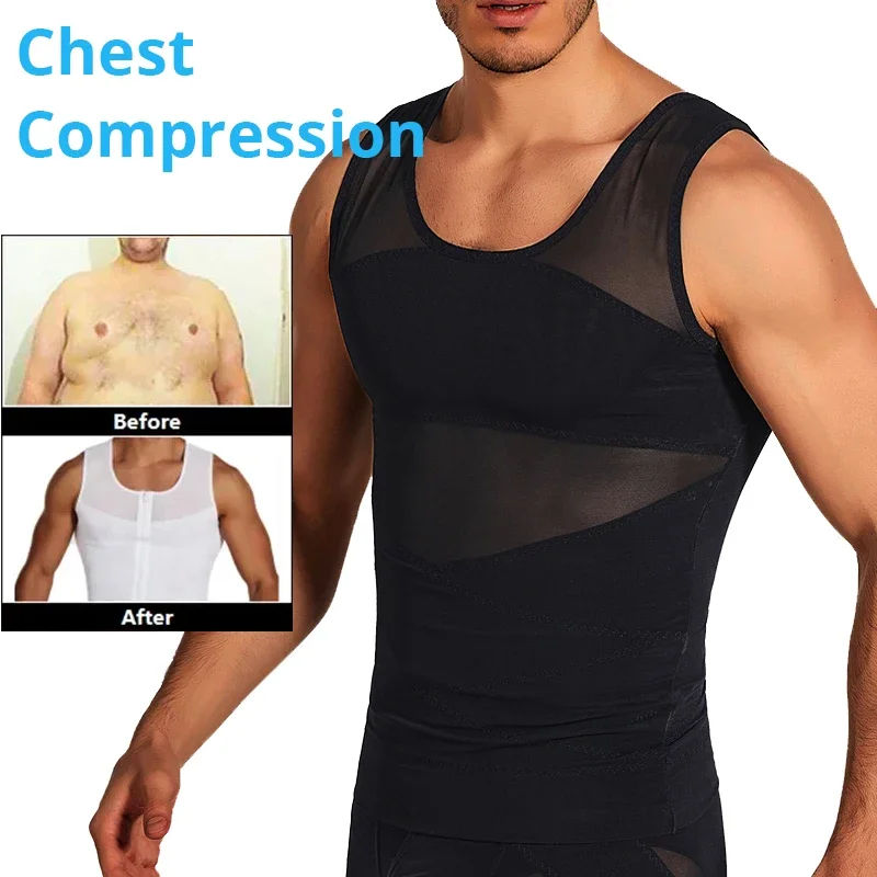 Thumbnail: Men’s Compression Sports Vest – Sleeveless Base Layer