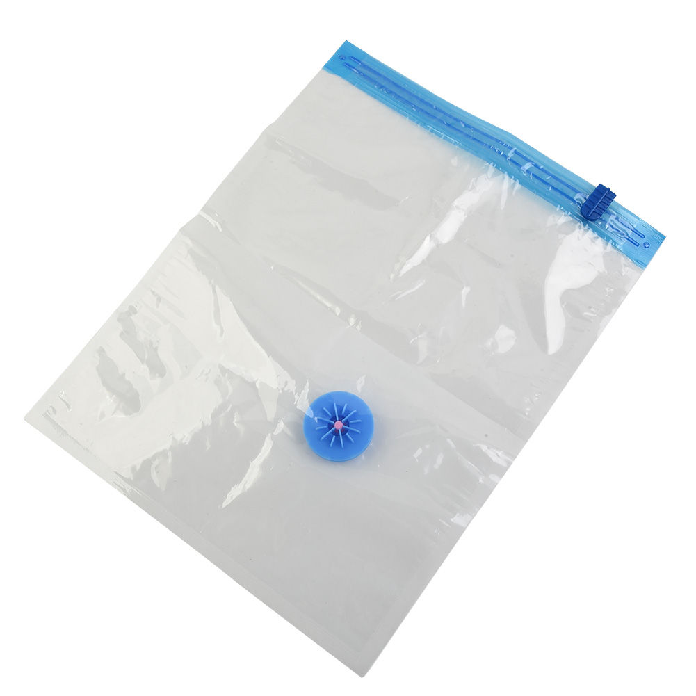 Vacuum Storage Bags with Valve for Clothes and Bedding– Space-Saving Travel Seal