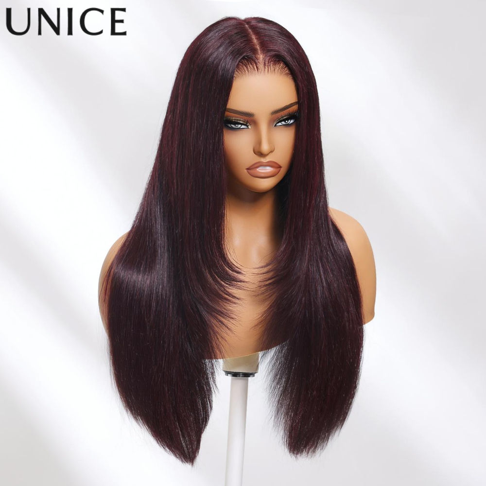 Straight Wig, 7x5 & 13x4 Pre-Cut Glueless Brazilian Human Hair
