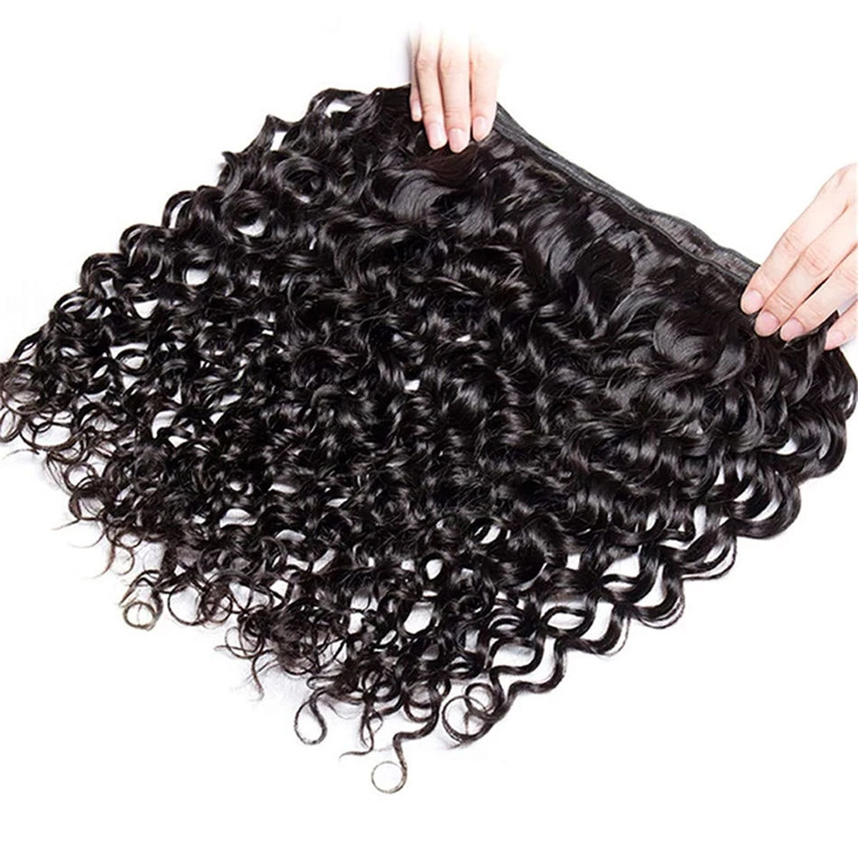 Thumbnail: Sophianna Deep Wave Brazilian Remy Hair Bundles 30–34 Inch